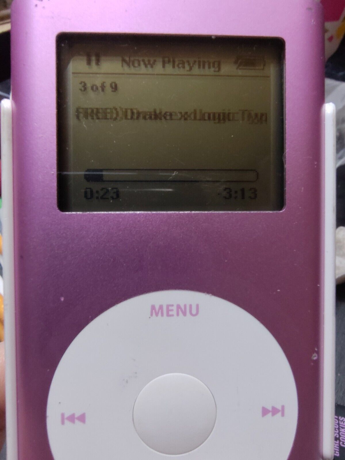 Vintage APPLE iPod A1051 Mini 2nd Gen Pink (4GB) - Tested With Accessories