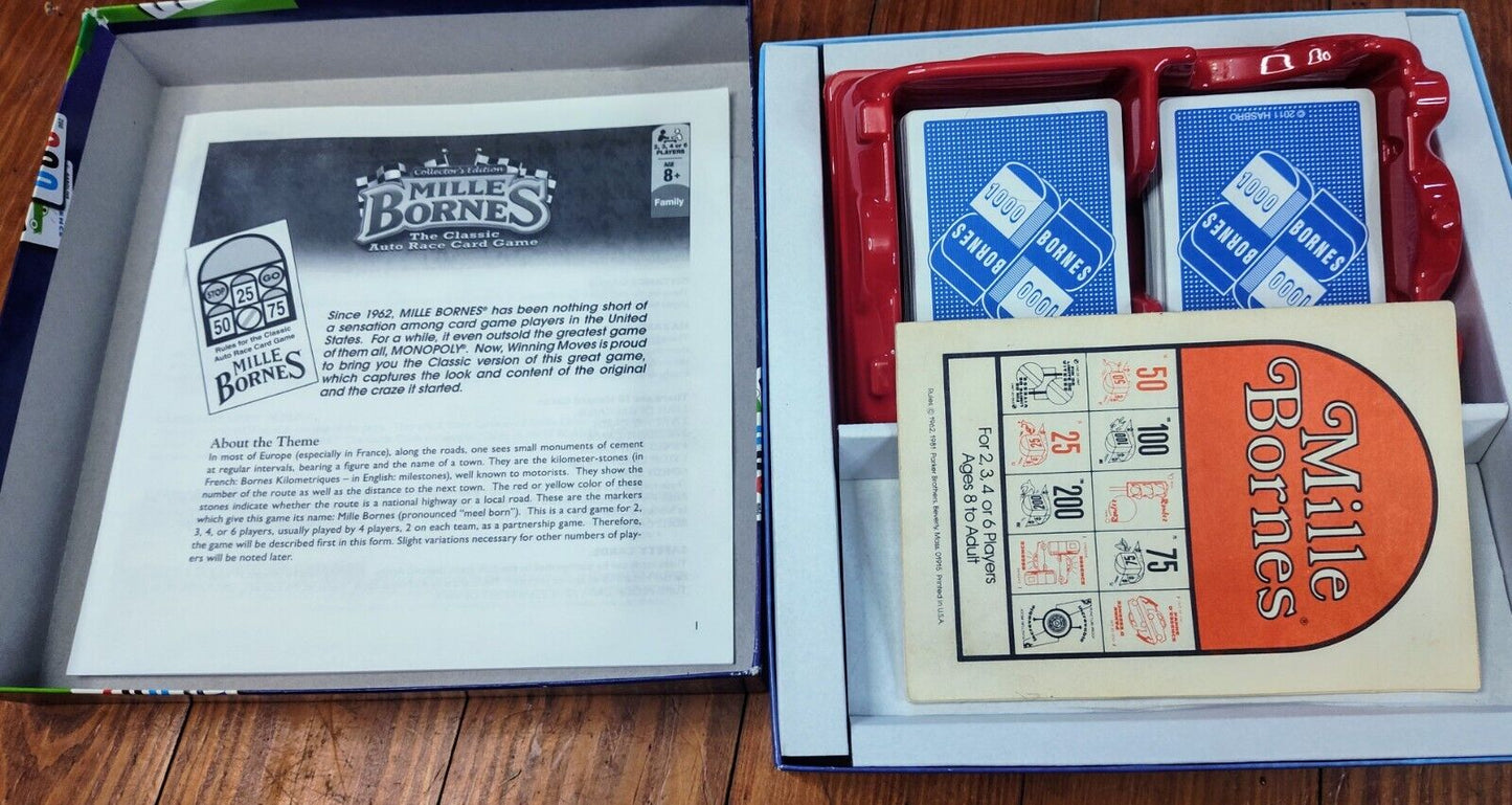 MILLE BORNES Classic CAR RACE 40 Anniversary COLLECTORS EDdy With Vintage Rulebo