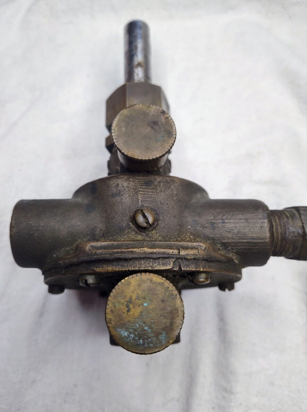 Vintage Jabsco Pump Co. Brass PAT. 2189356 with pulley .5