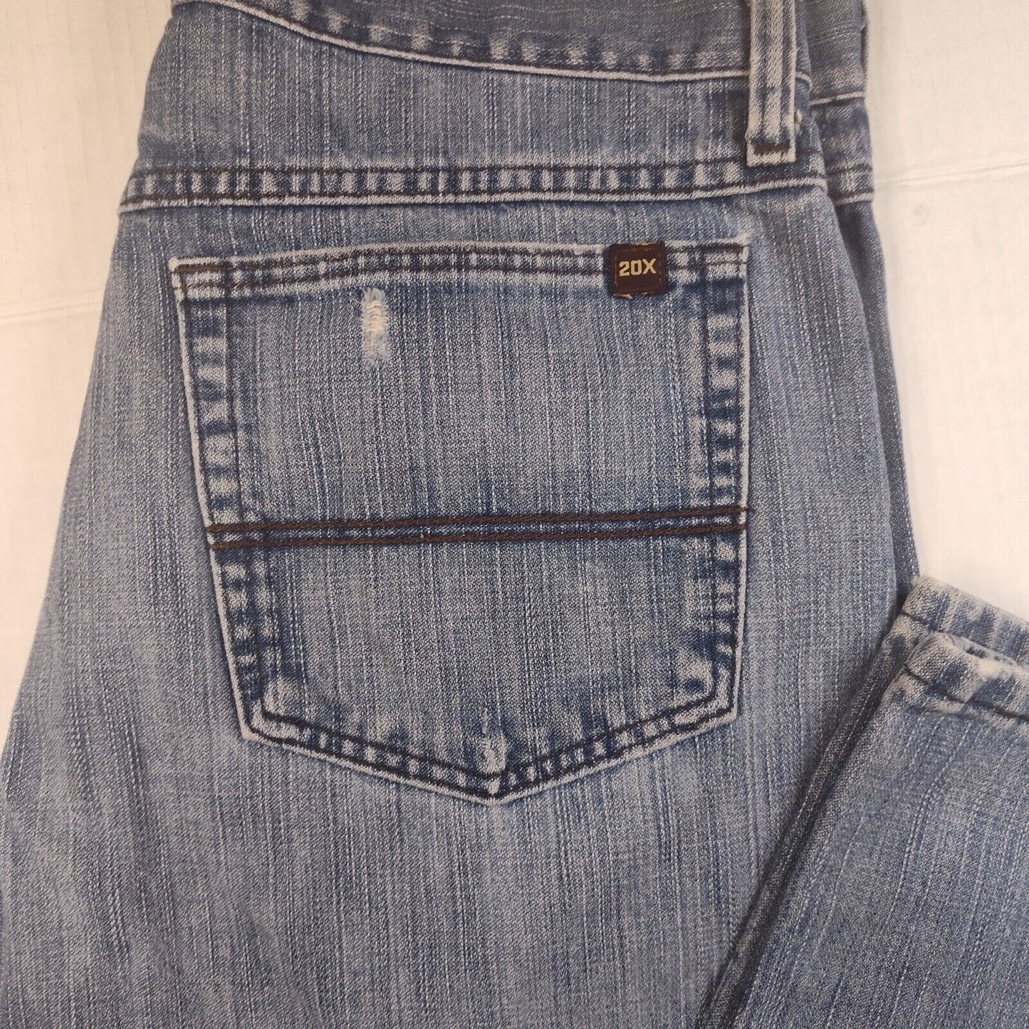 Wrangler Jeans Mens 33x36 Super Relaxed 90s Fit Western Blue Jeans LESE573004