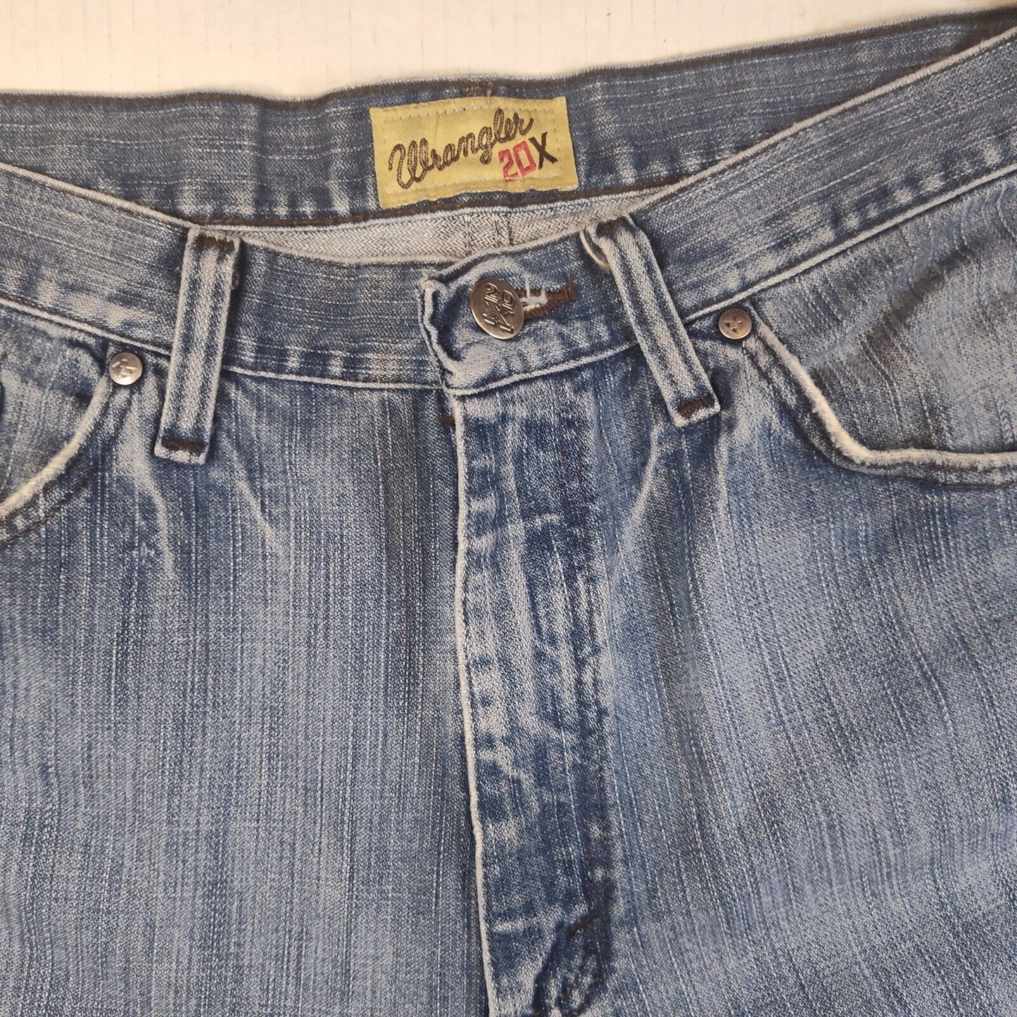 Wrangler Jeans Mens 33x36 Super Relaxed 90s Fit Western Blue Jeans LESE573004