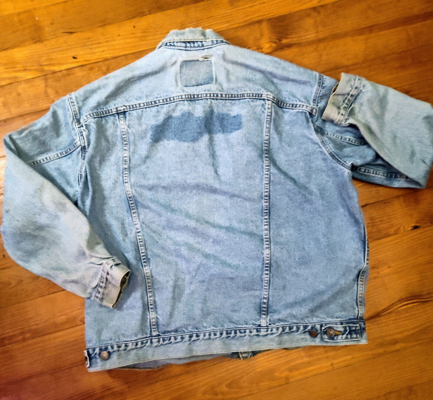 Vintage Levis Denim Trucker Jacket Mens Medium USA 80s 70507 0218