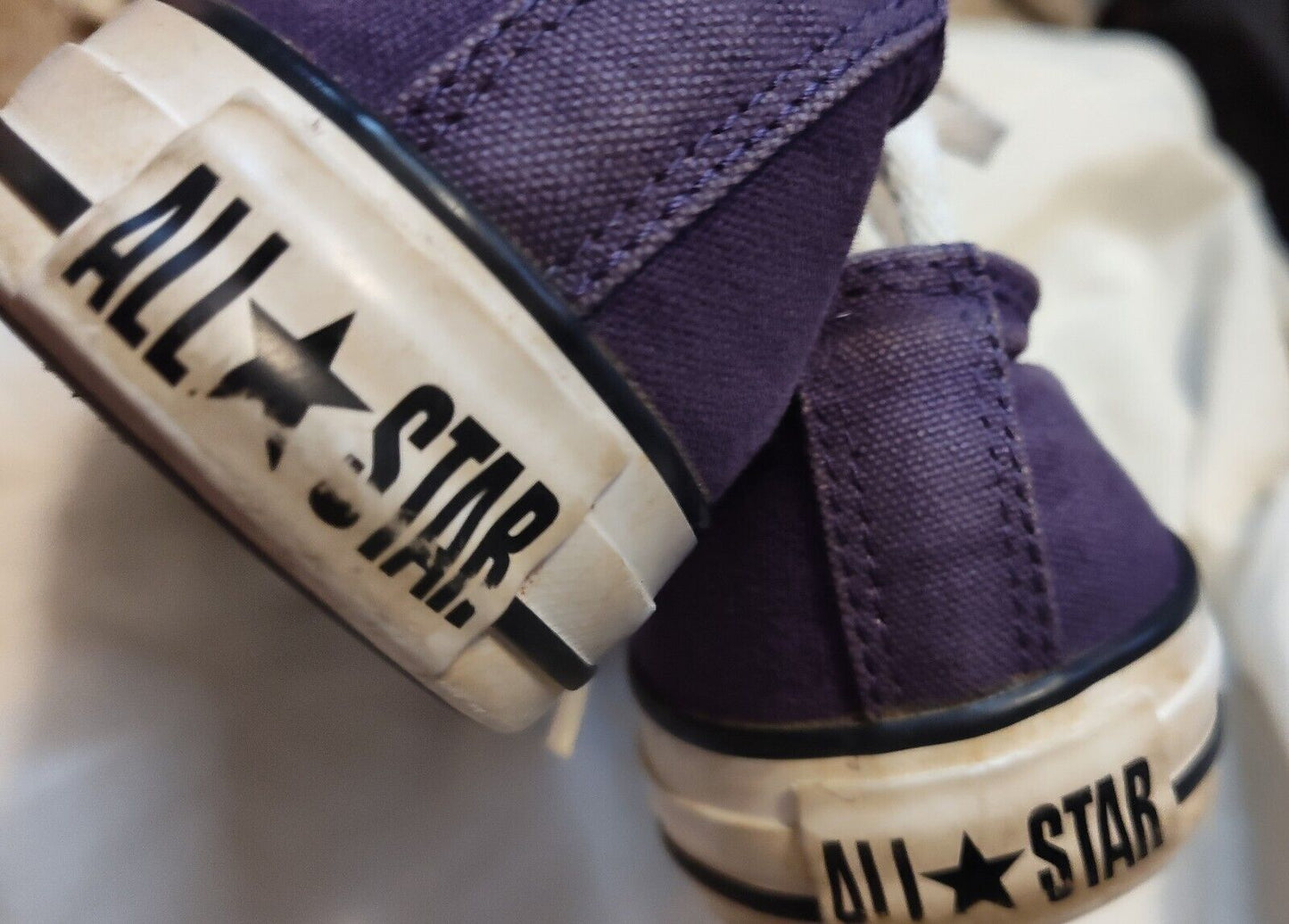 Purple Unisex Converse All Star Chuck Taylor Shoes Sneakers - Womens 8 / Mens 6