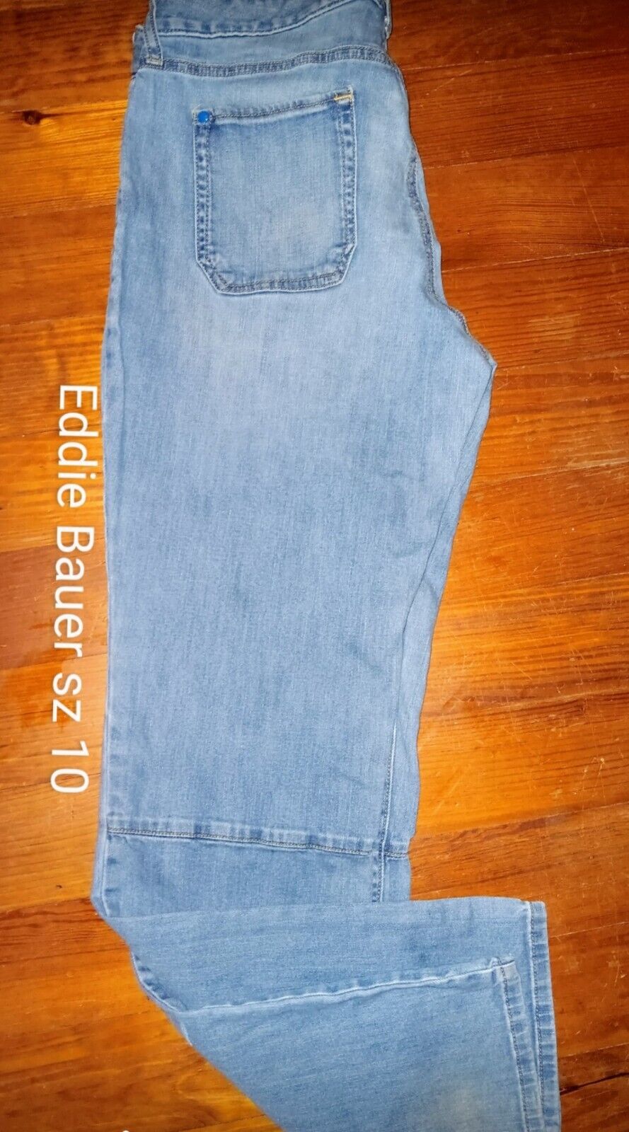 Eddie Bauer Y2k Cargo Pocket Light Jeans Straight Women’s Blue Size 10