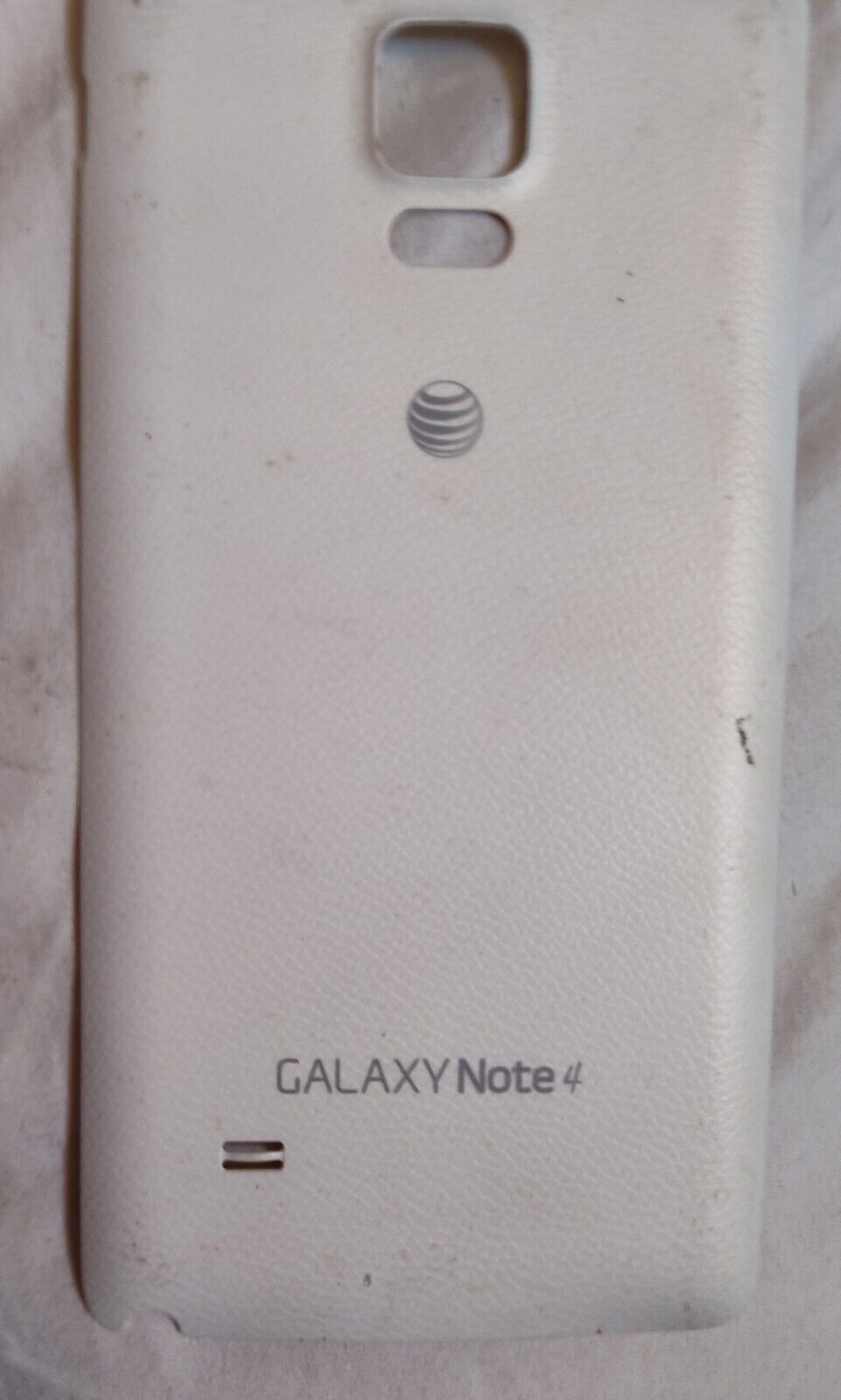 Samsung Galaxy Note4 32GB White SM-N910T T-Mobile Damaged For Parts Gd2419