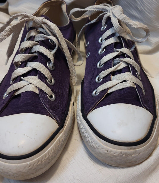 Purple Unisex Converse All Star Chuck Taylor Shoes Sneakers - Womens 8 / Mens 6