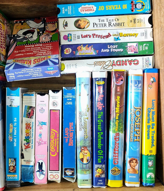 Media Lot of (15)Vintage Kids & Family VHS Reseller Bundle Universal Disney Sony