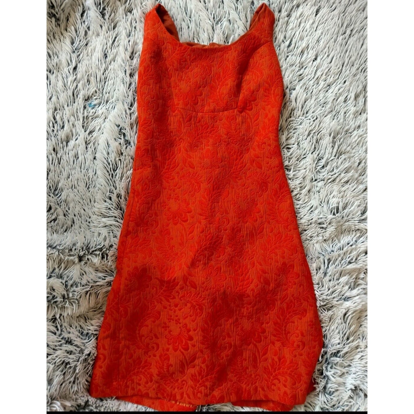 Anthropologie Sz 2 Brocade Statement Sleeveless Shift Dress VTG Inspired Chic