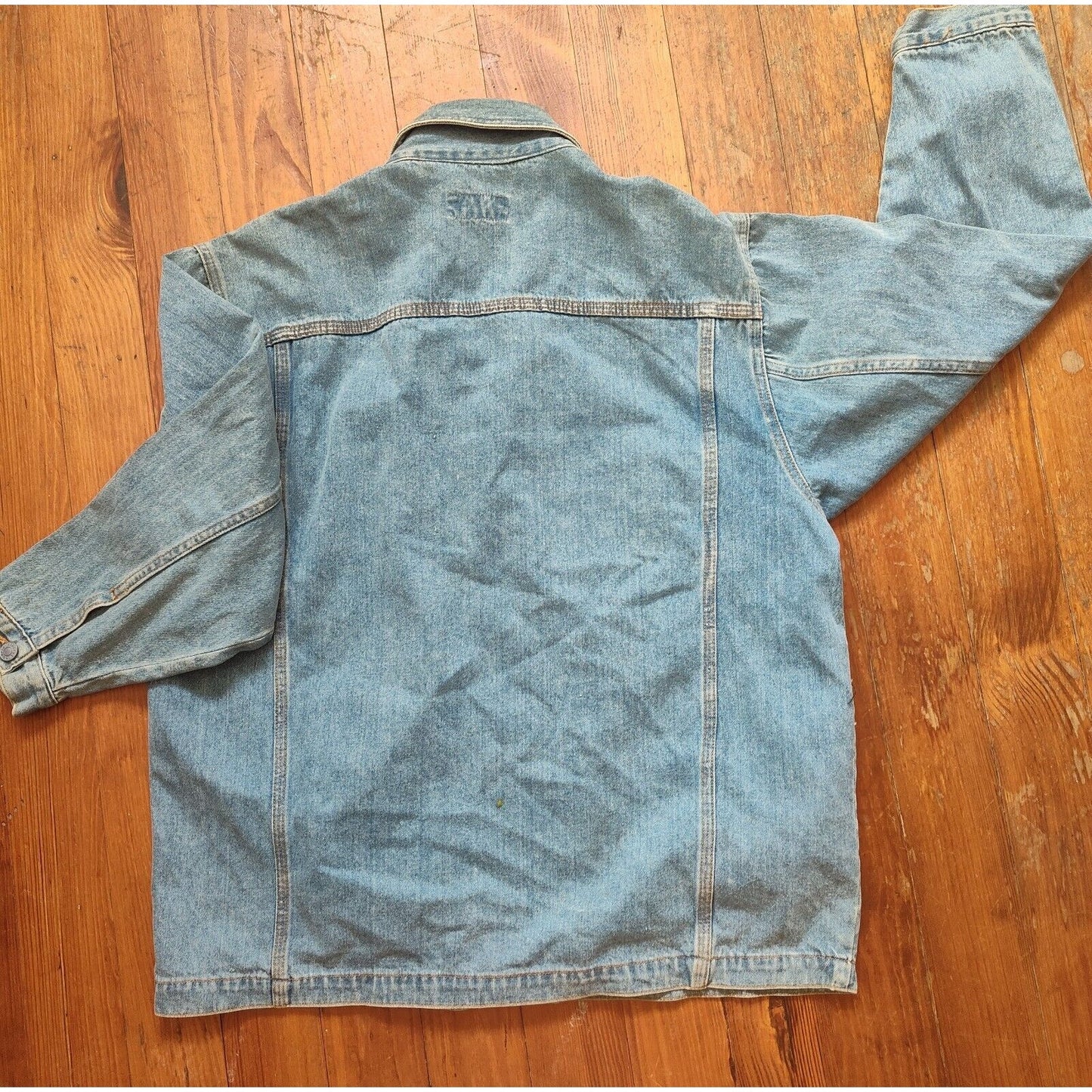 Twickers Kenneth Gordon Blue Jean Jacket Vtg, Med Chore Jacket 90s Dad Jacket